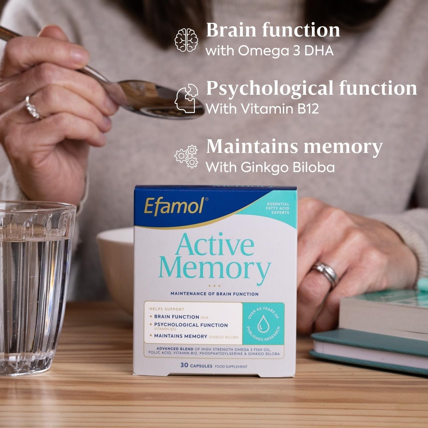 Efamol Efalex Active 50+ Capsules, 30 Capsules