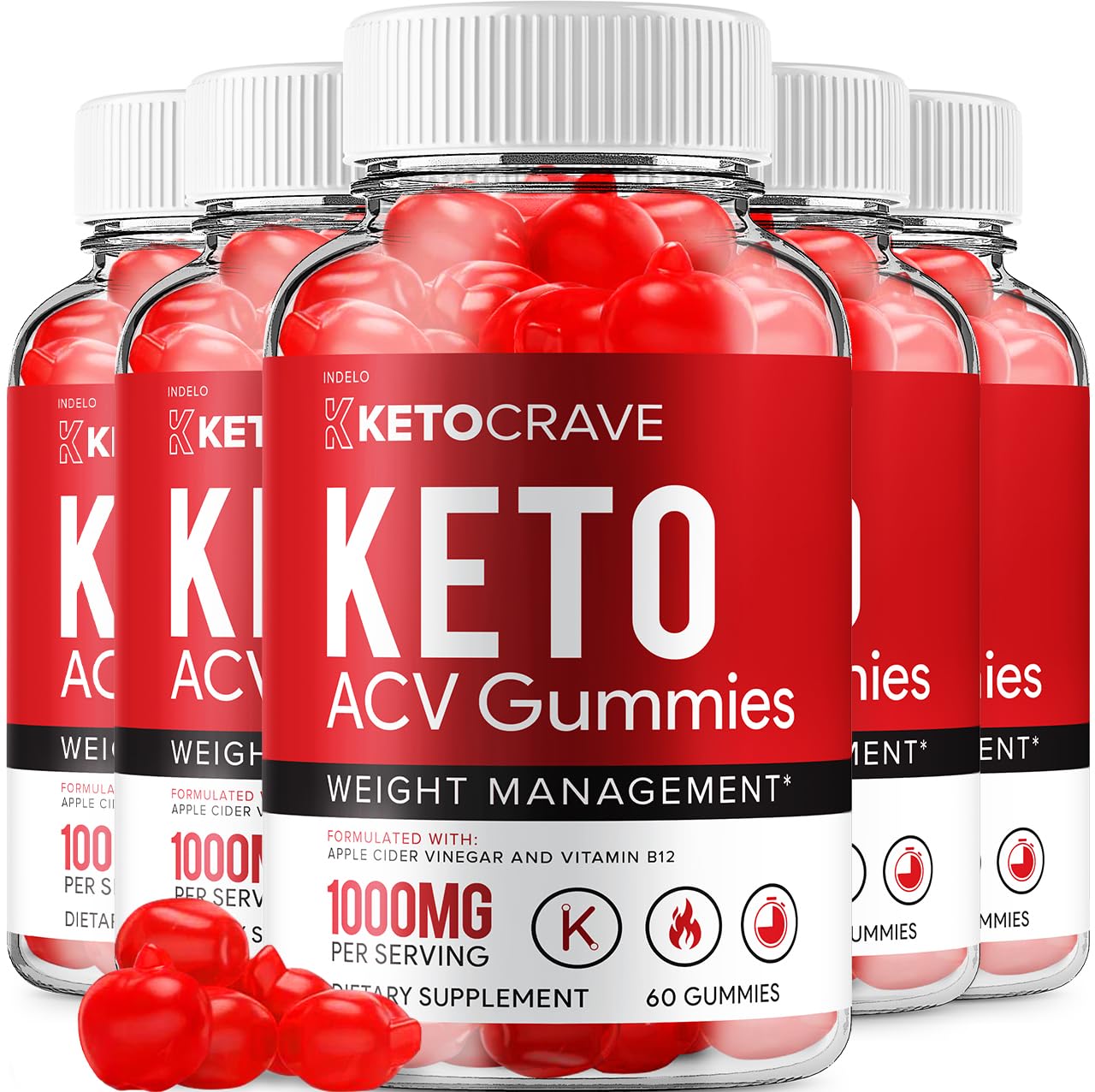 Indelo Crave Keto ACV 300 Gummies