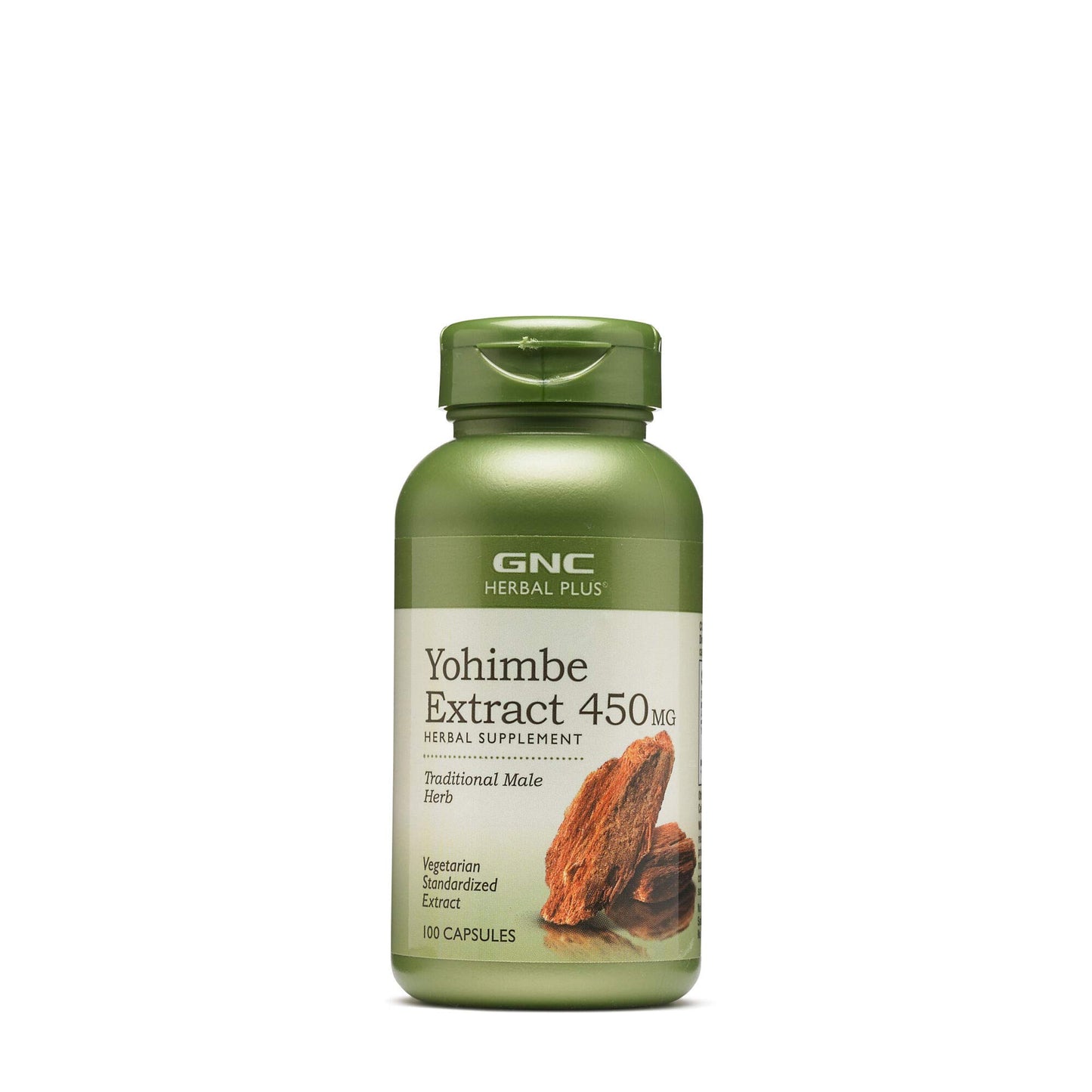 GNC Herbal Plus Yohimbe Extract 450 mg Capsule, 100 Count