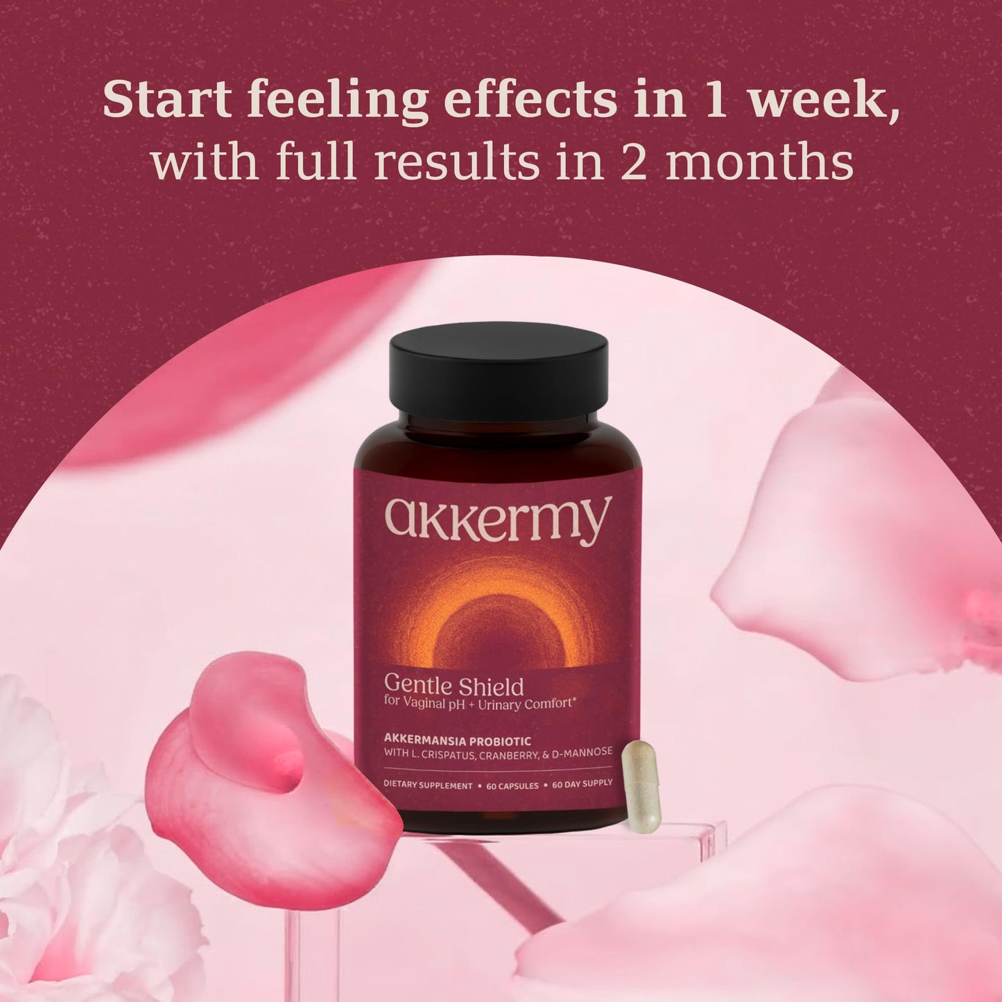 Akkermy Vaginal Probiotics Capsule 60 Count