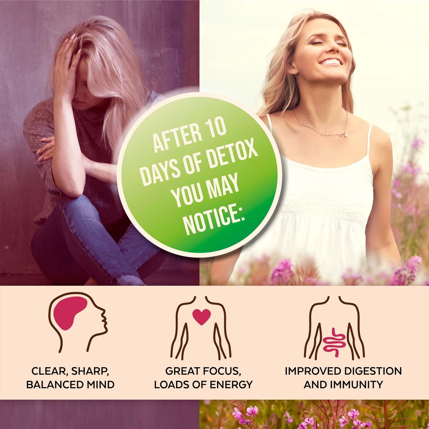 Numami Organic Detox Smoothie Mix Powder 4 Ounces