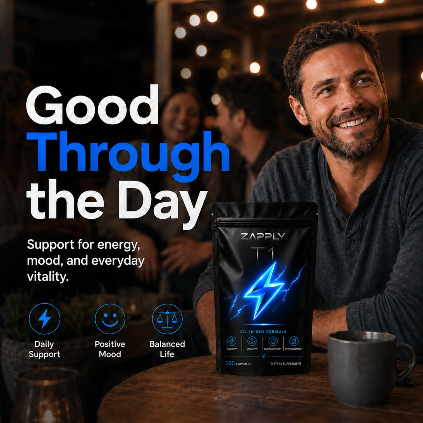 Zapply T1 Supplement Capsule 1 Count