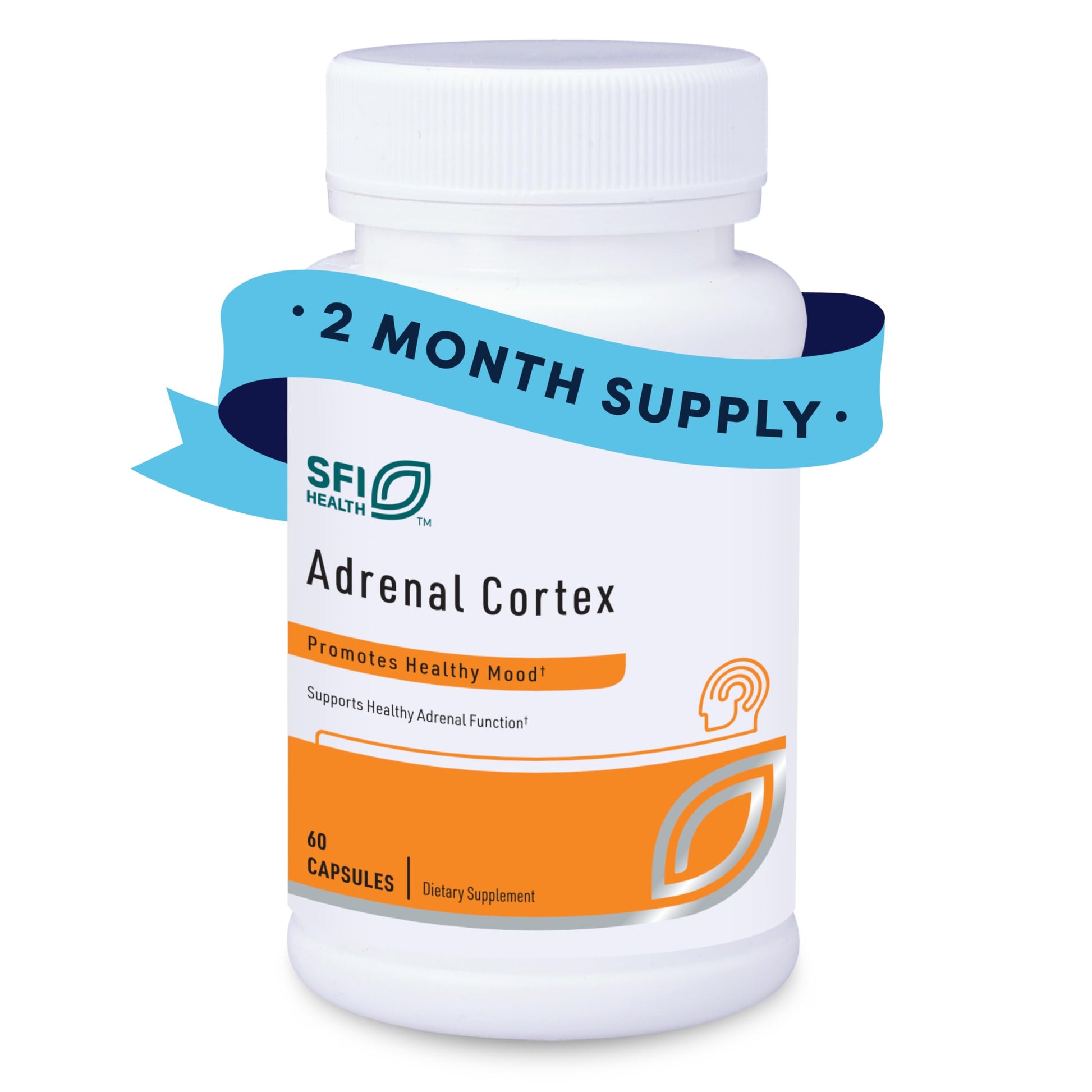 SFI Health Adrenal Cortex Capsules, 60 Count