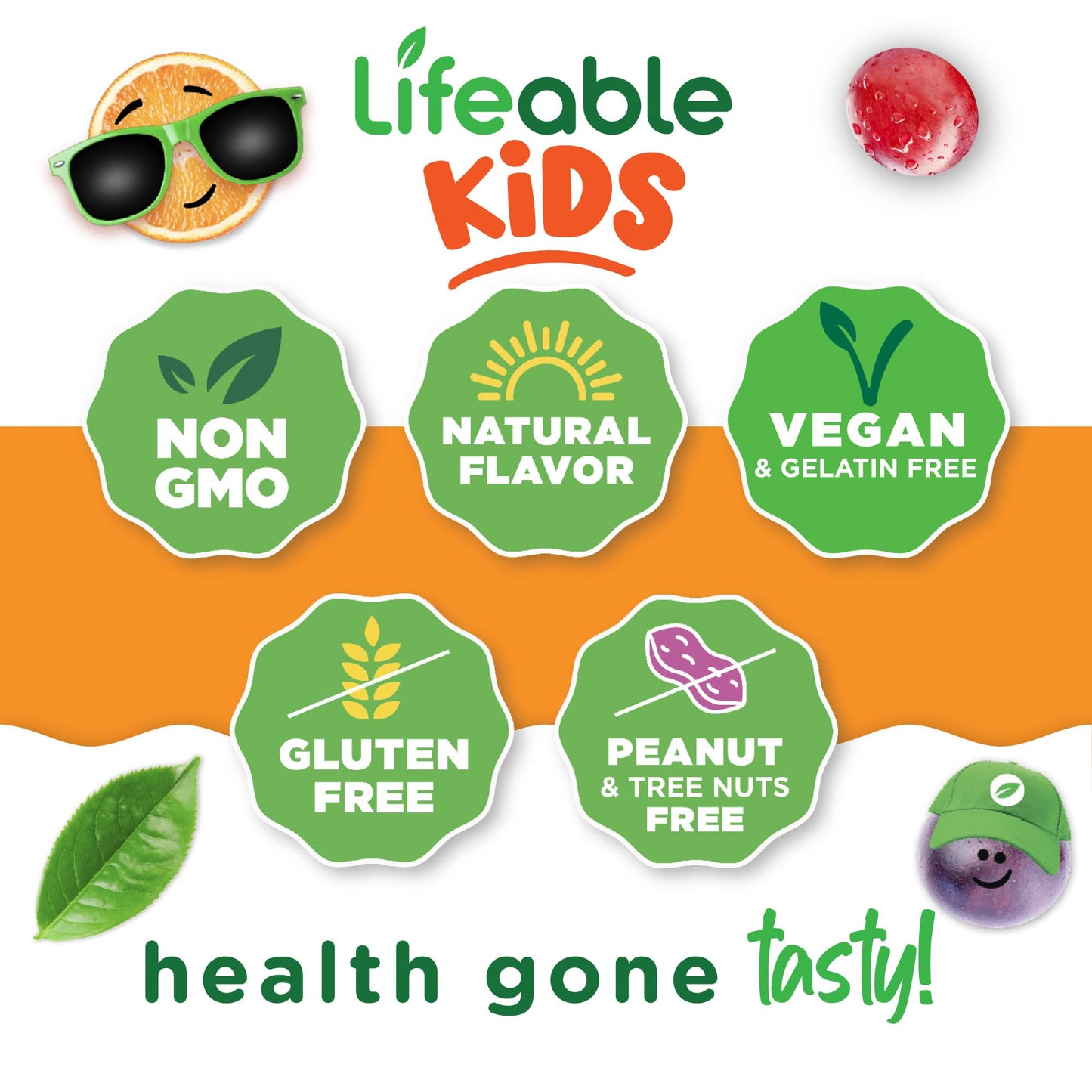Lifeable Kids Immune Support Gummies, 90 Gummies