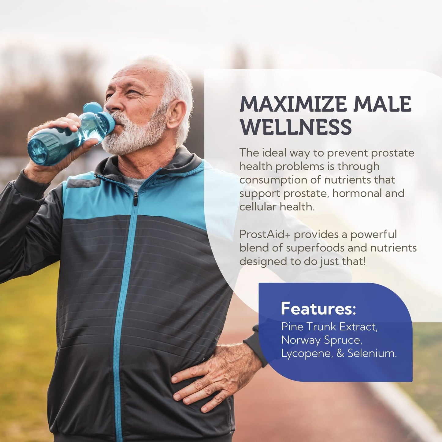 Zahler ProstAid+ Prostate Supplements for Men with Lycopene & Norway Spruce for Urine Flow, Prostate Support Softgels, 60 Count