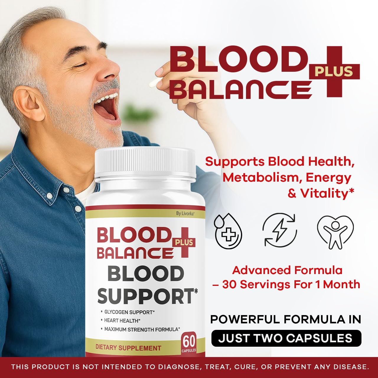 LIVORKA BloodBalance Plus Capsules 180 Capsules