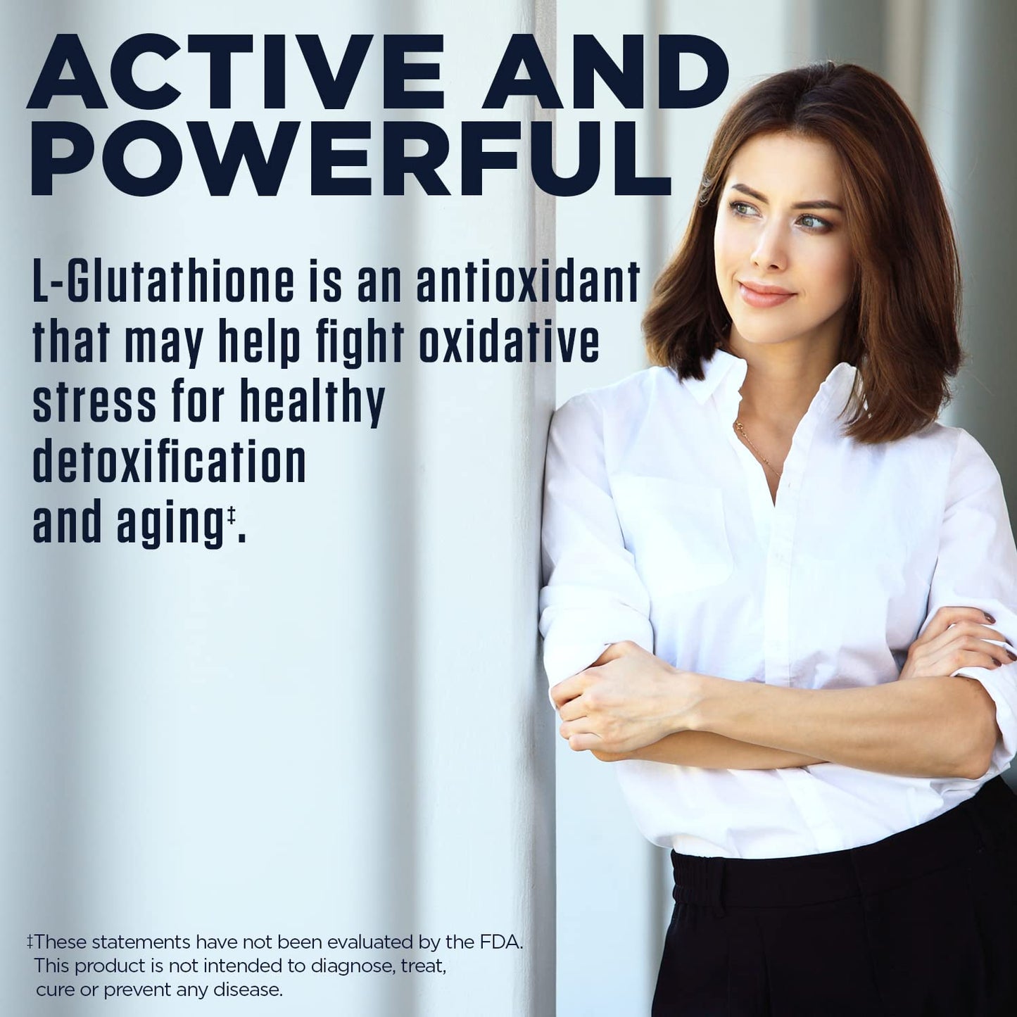 KAL L-Glutathione Reduced Glutathione Supplement 90 Tablets