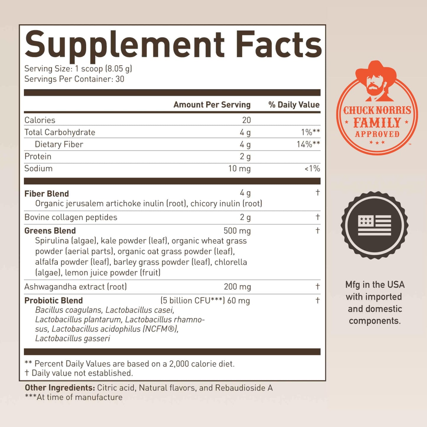 Roundhouse Provision Morning Kick Greens Powder Watermelon Mint, 27.3 oz