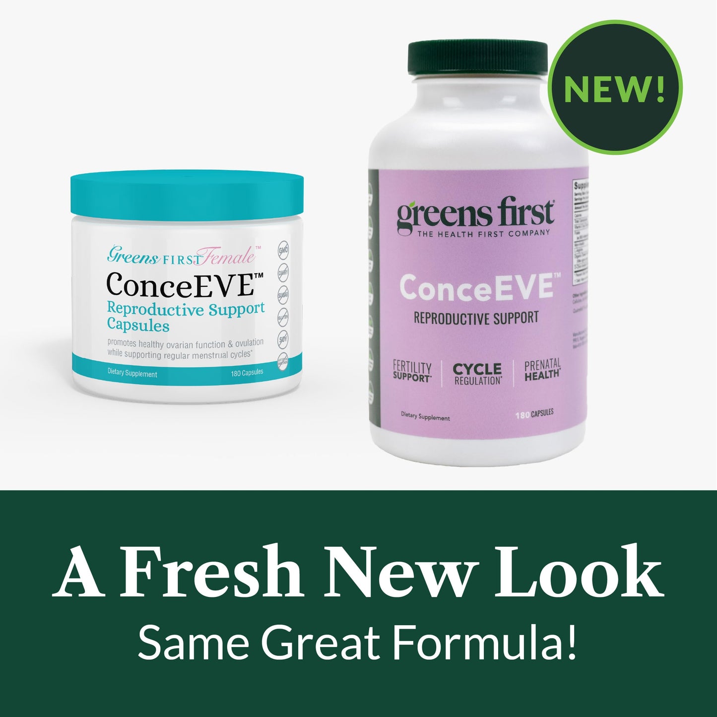 Greens First Female ConceEVE Capsules, 180 Capsules