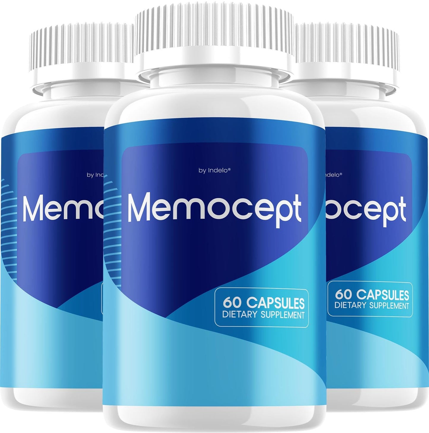 Indelo Memocept – Advanced Supplement Formula for Brain Memory Health Support 180 Capsules