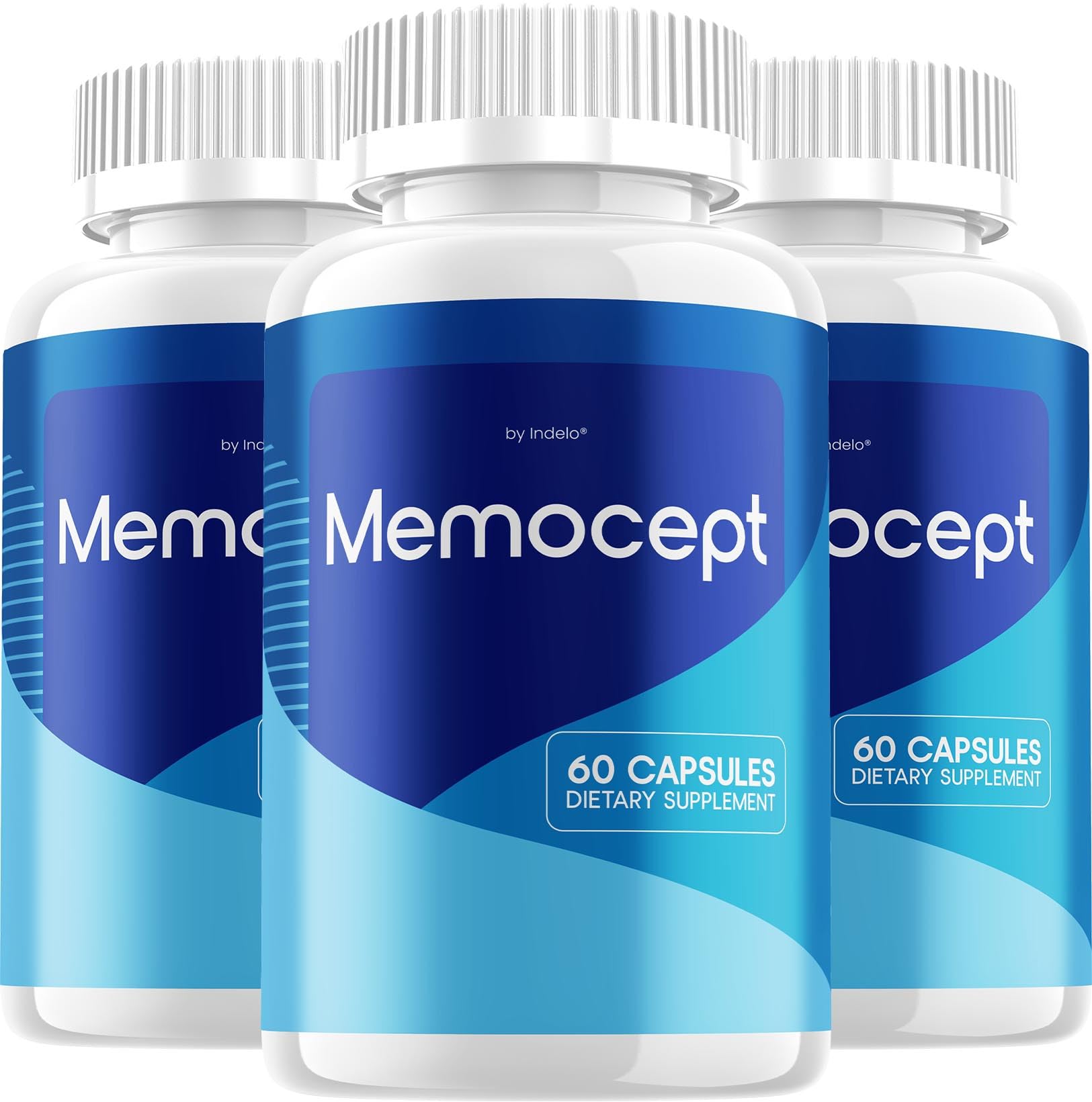 Indelo Memocept – Advanced Supplement Formula for Brain Memory Health Support 180 Capsules
