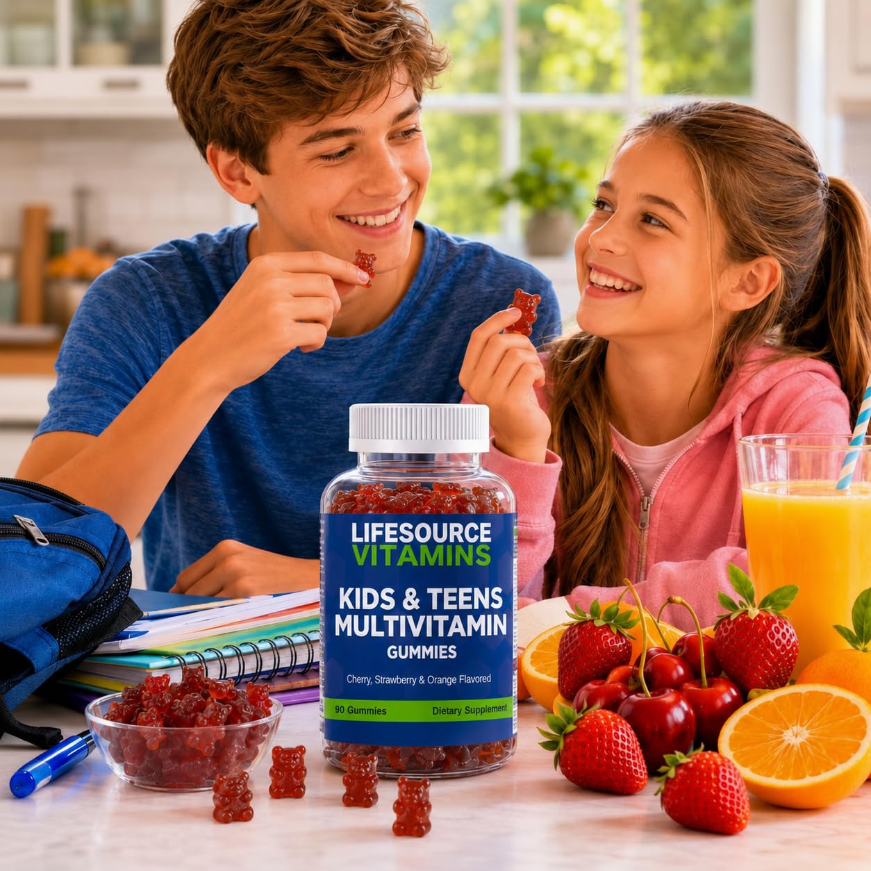 LifeSource Vitamins Kids & Teens Multivitamin Gummies 90 Gummies