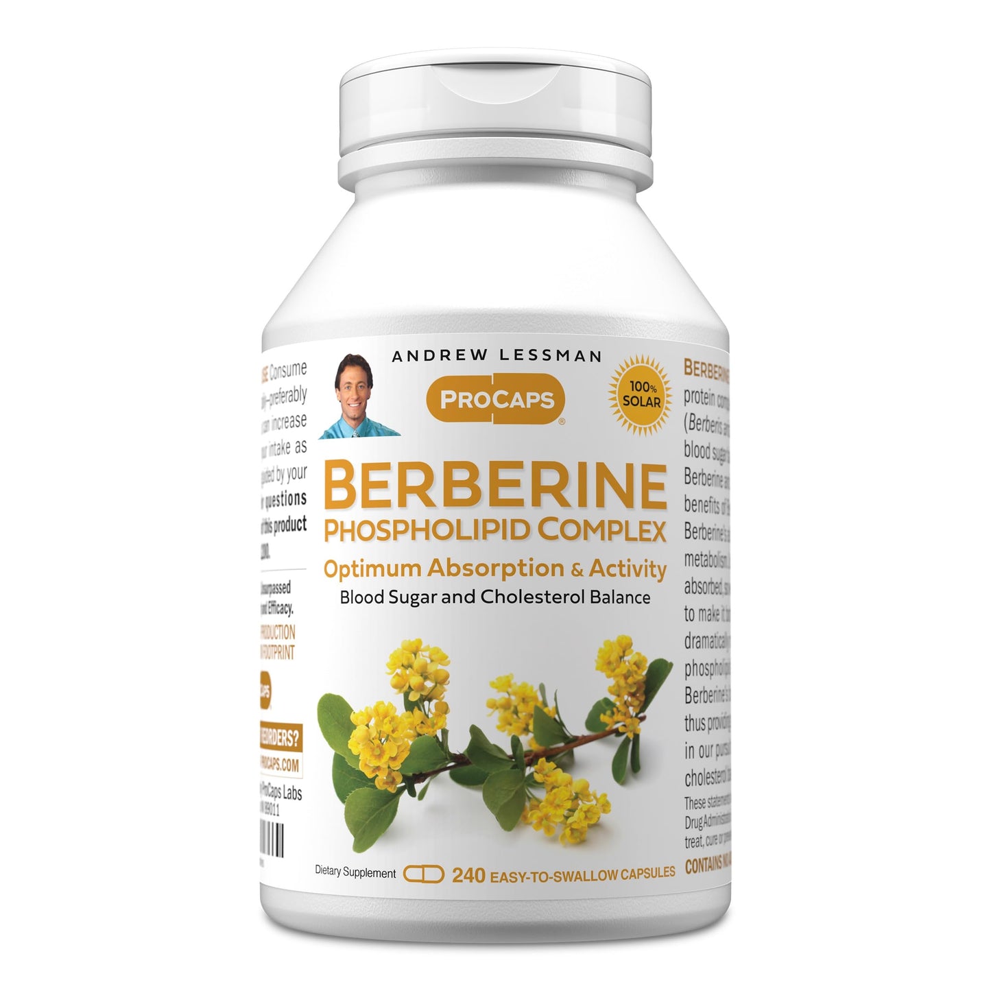 Andrew Lessman Berberine Phospholipid Complex 240 Capsules