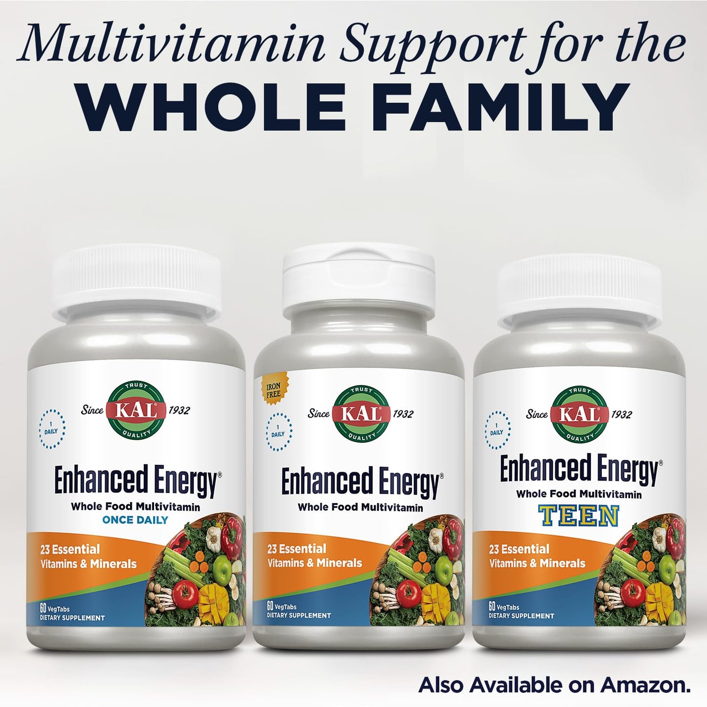 KAL Enhanced Energy Vegetarian Tablets 90