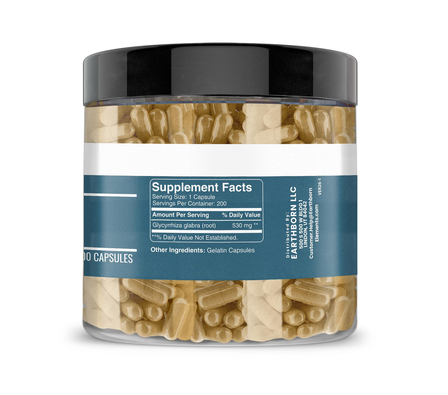 Earthborn Elements Licorice Extract Capsules 200