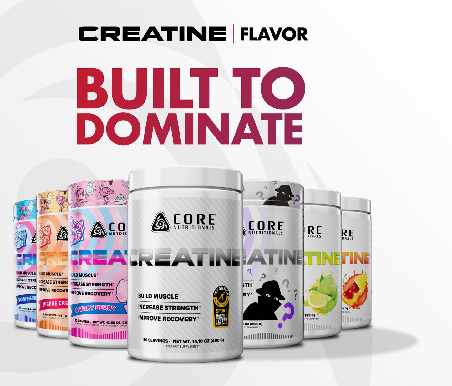 Core Nutritionals Creatine Monohydrate Powder 50 Servings