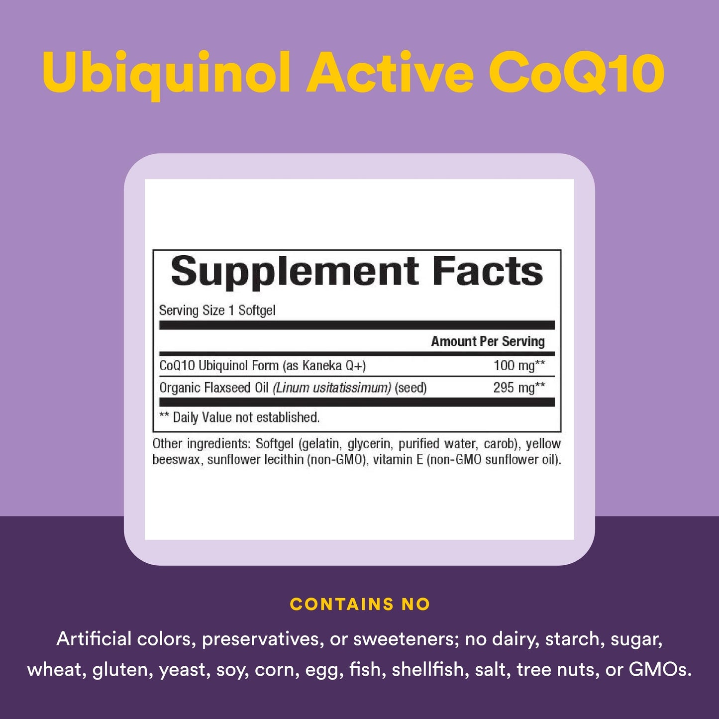 Natural Factors Ubiquinol 100 mg Softgels 30