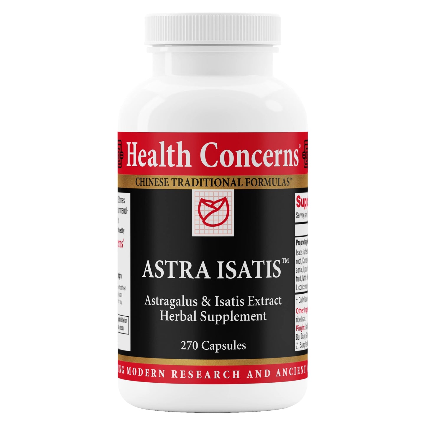Health Concerns Astra Isatis Immune Defense & Respiratory Health Supplement Astragalus, Isatis & Licorice Extracts – Chinese Traditional Formula Capsules 270