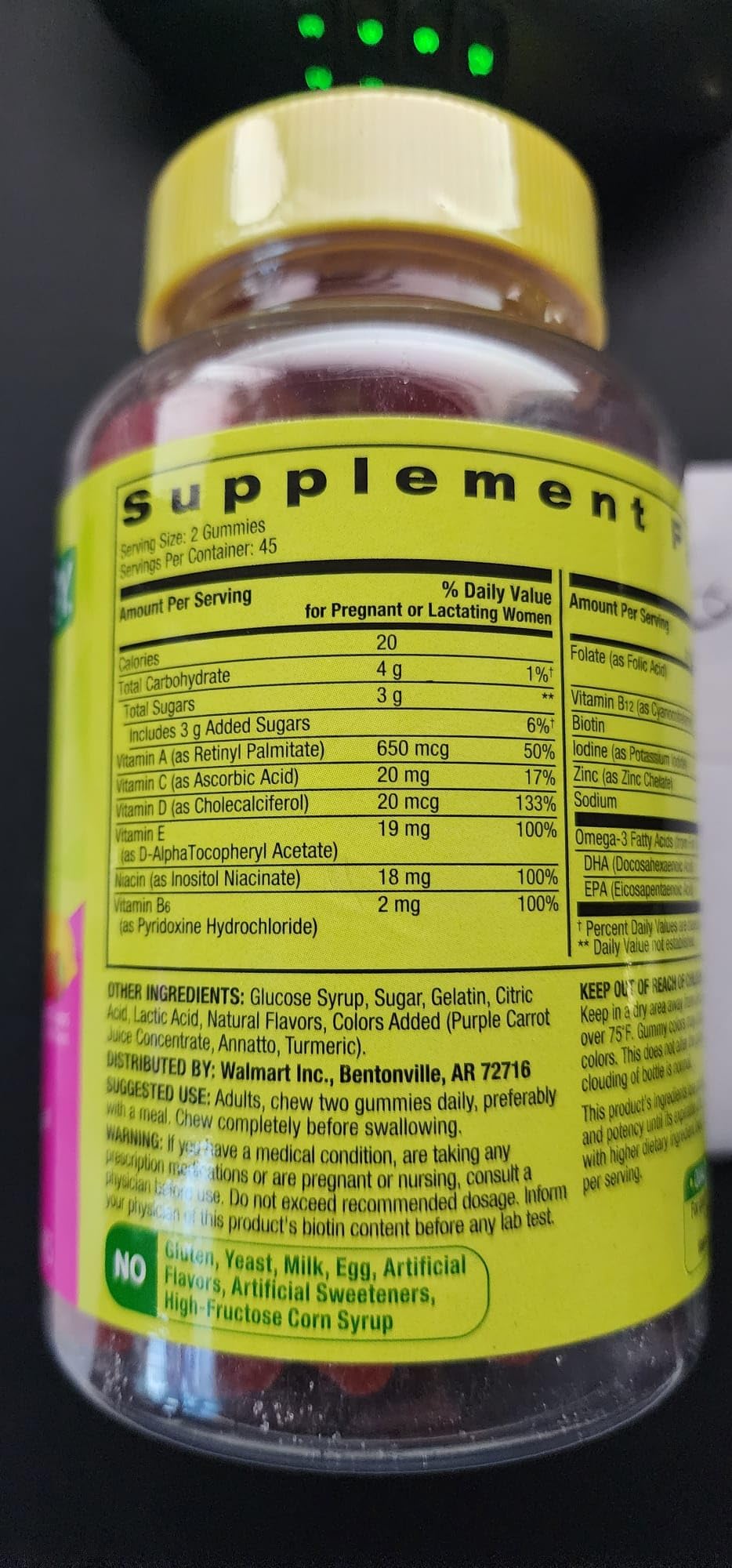 Adventure Home Prenatal Multivitamin with DHA & Folic Acid Gummy, 90 Gummies