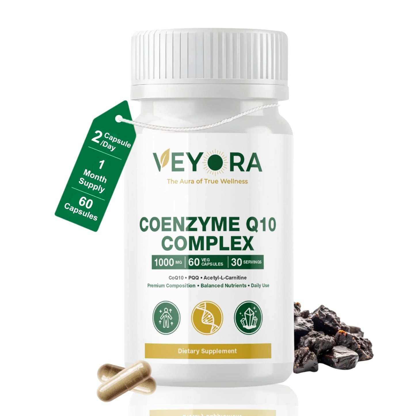 VEYORA Coenzyme Q10 Complex 60 Capsules