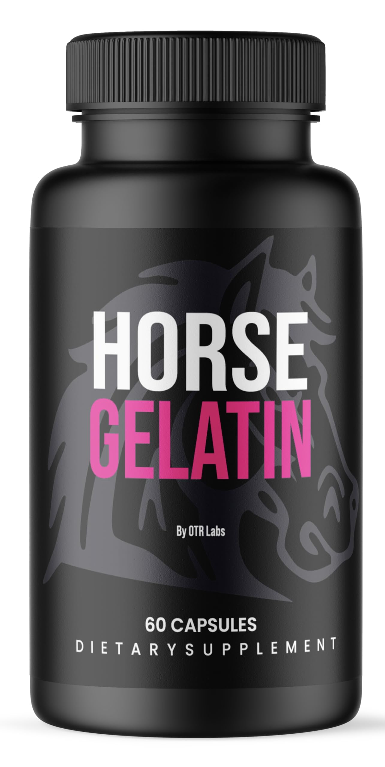 OTR LABS Horse Gelatin Official Advanced Formula Gotas Daily Support Supplement, 60 Capsules