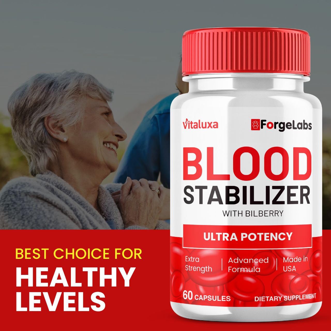 Vitaluxa Blood Stabilizer Capsules, 60 Count