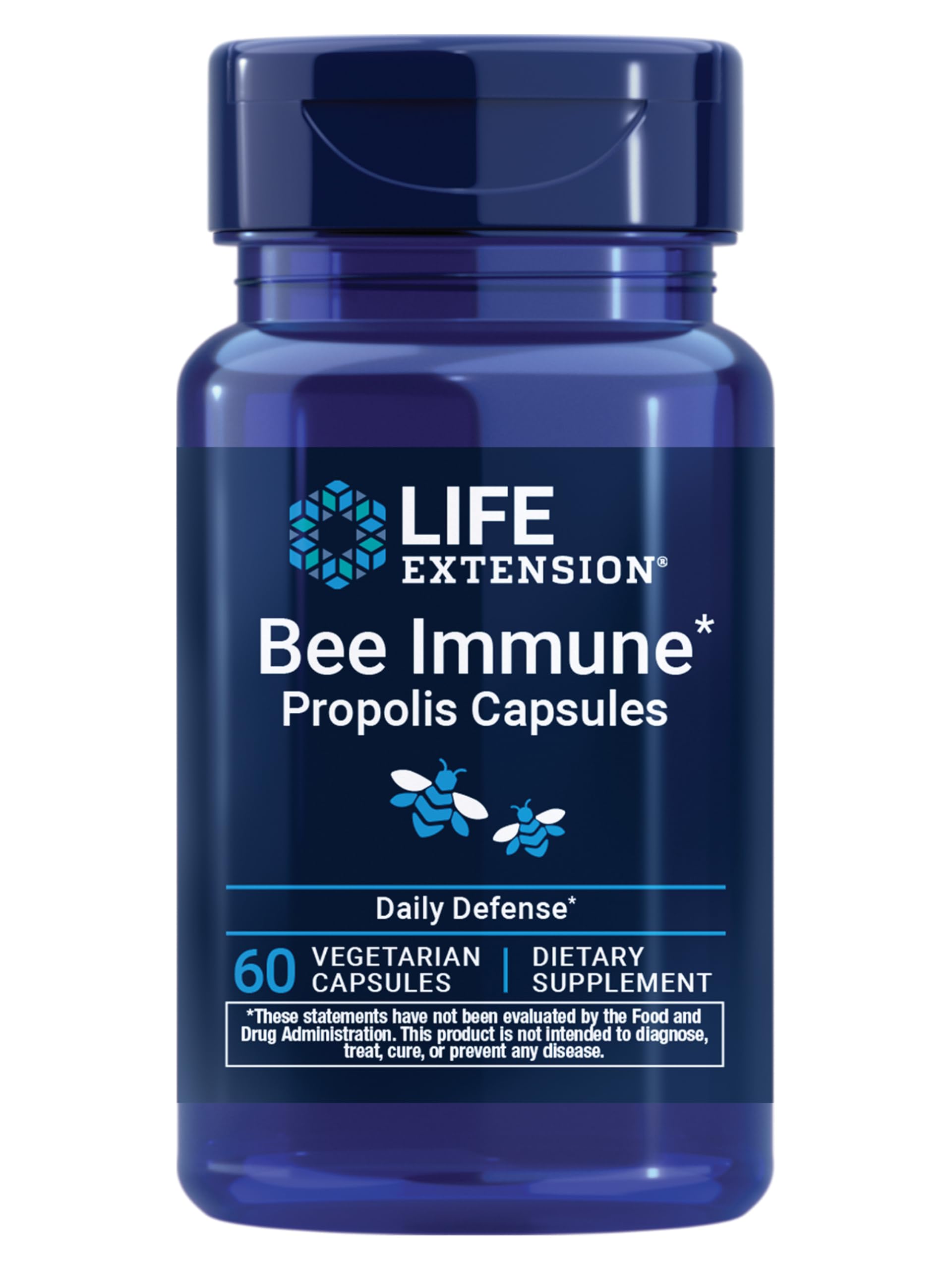 Life Extension Bee Immune Propolis Immune Support 60 Capsules