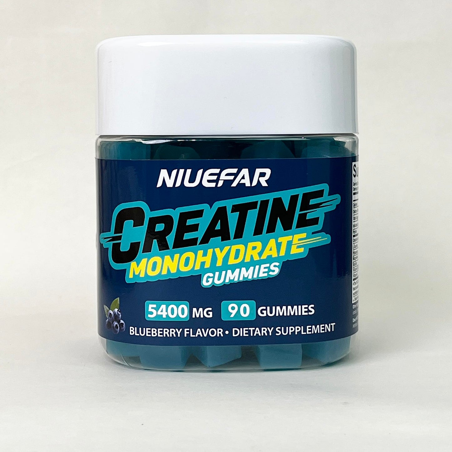 NIUEFAR Creatine Gummies 90 Count