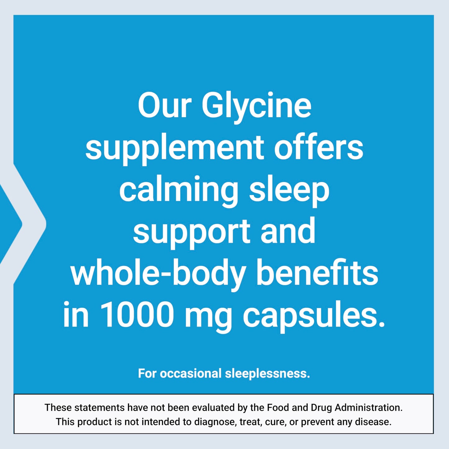 Life Extension Glycine 1000 mg Capsule, 100 Count
