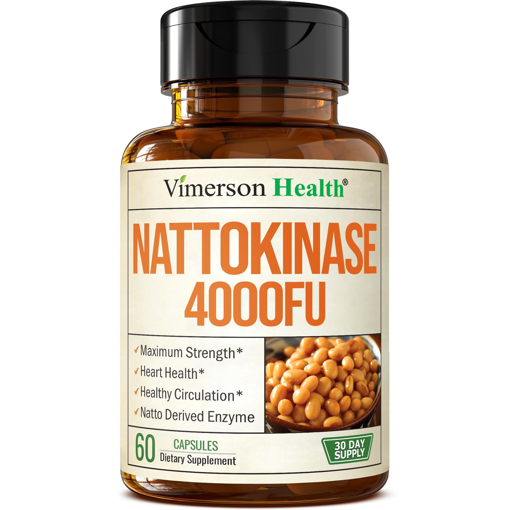 Vimerson Health Nattokinase Supplement, 60 Capsules
