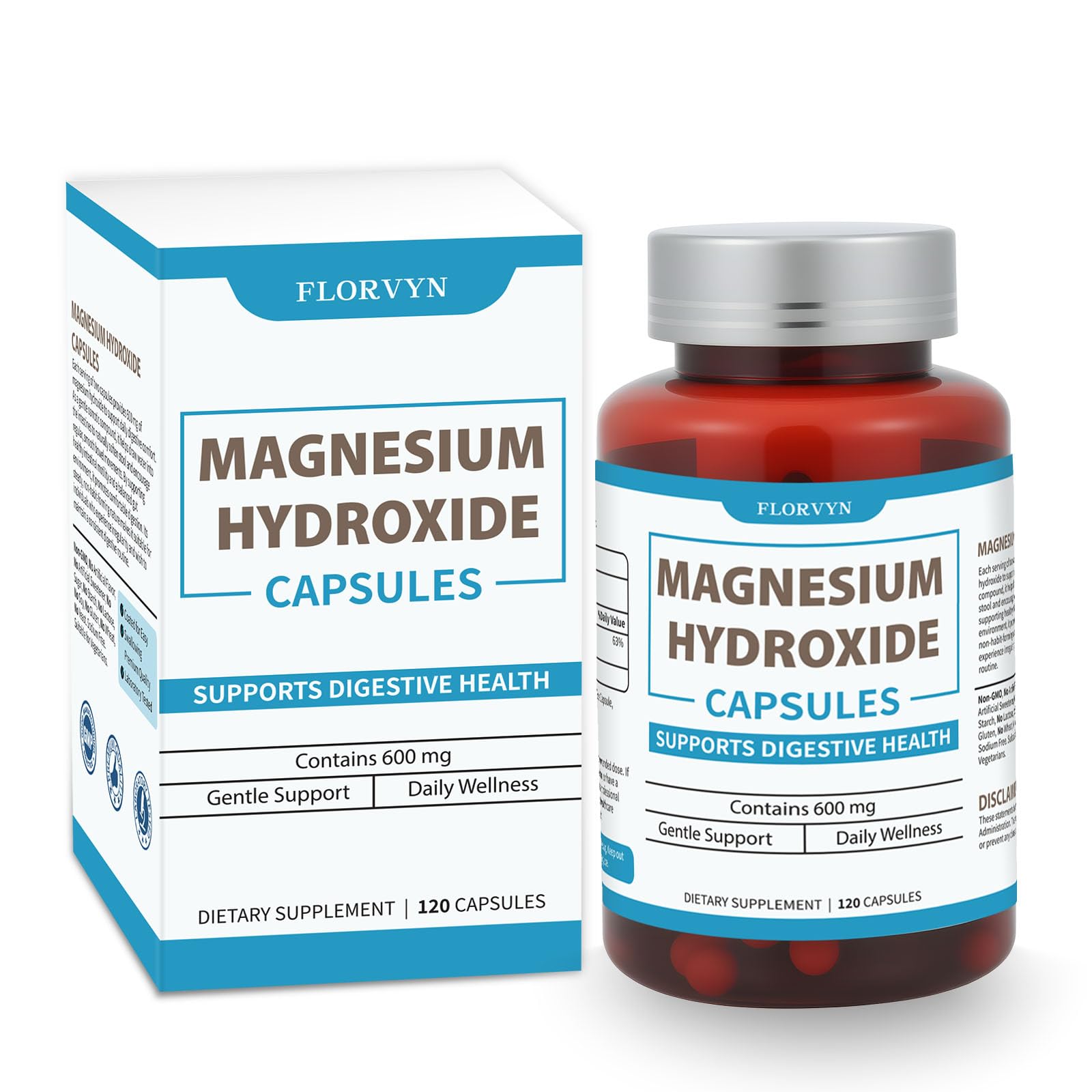 Florvyn Magnesium Hydroxide Capsules, 1 Count