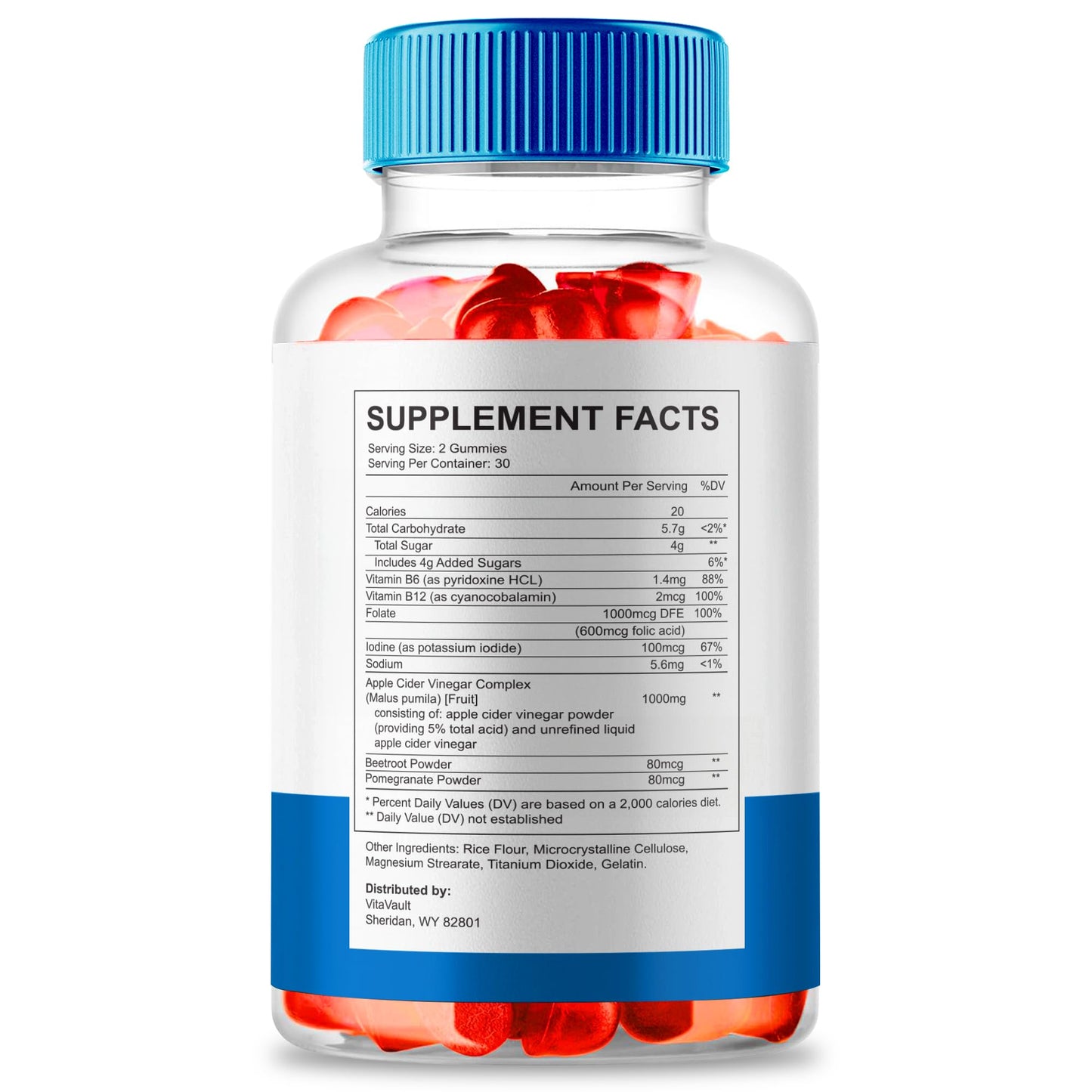 Vitavault Keto Fusion ACV Gummies 180 Gummies