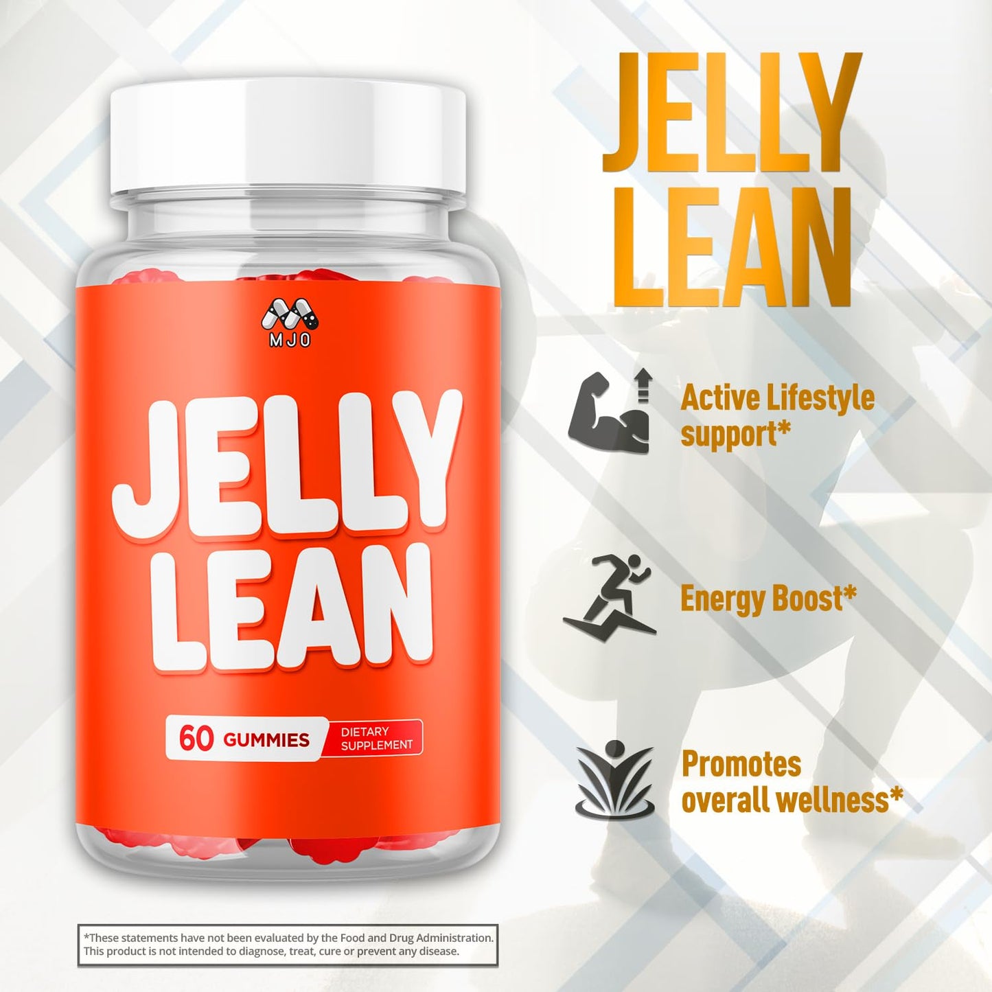 MJO Jelly Lean Gummies, 180 Gummies