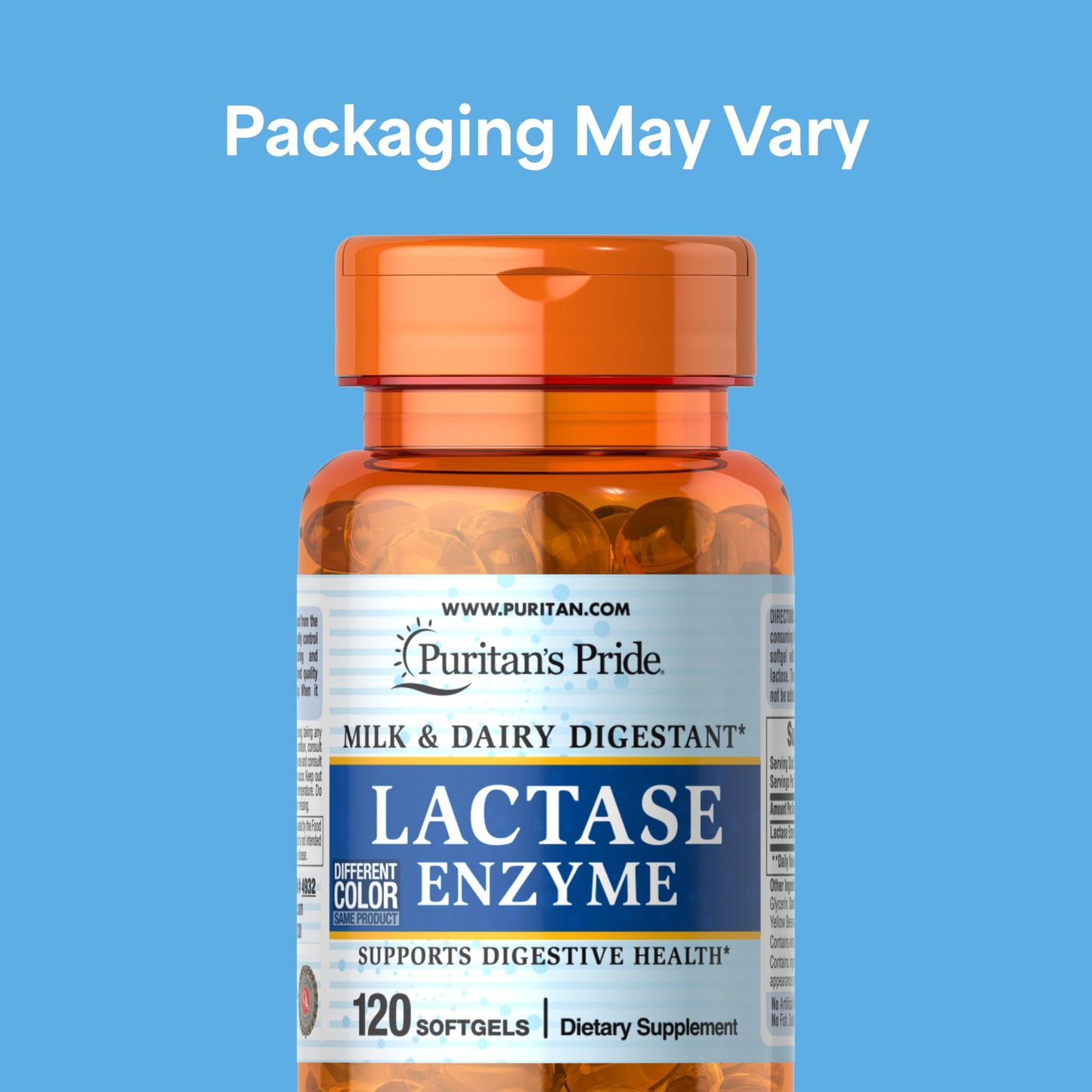 Puritan's Pride Lactase Enzyme Softgels 120