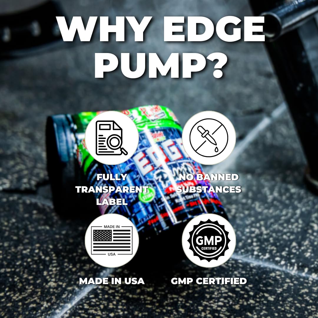 Psycho Pharma Edge Pump All-Star Nitric Oxide Pump Formula Powder 9.38 oz