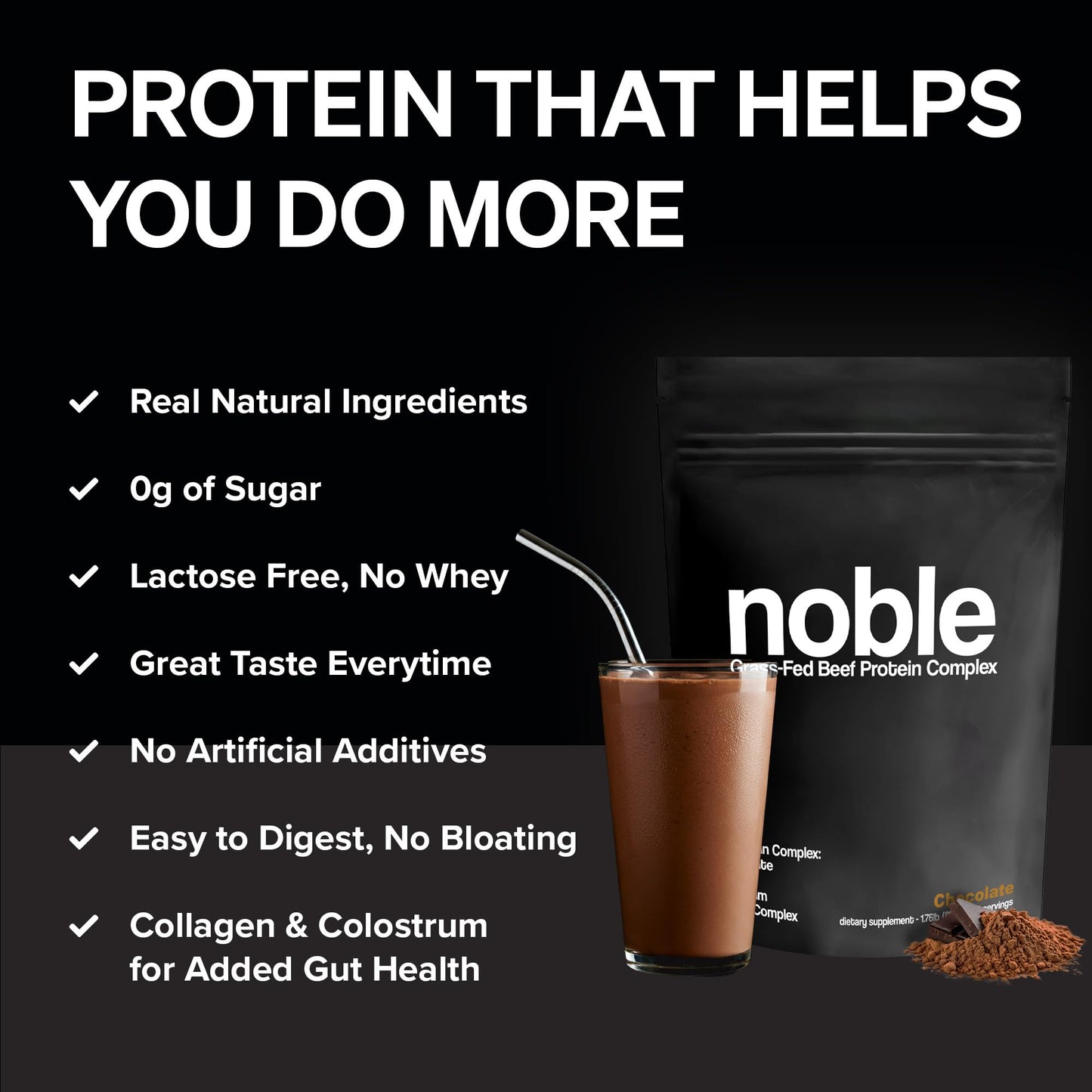 Noble Origins All-in-One Protein Powder Bundle, Vanilla & Chocolate, 2-Pack, 53.6