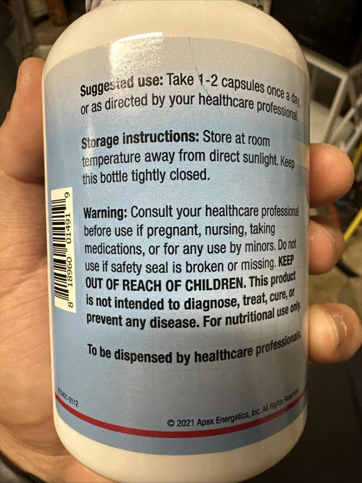 Apex Energetics Adapto-Crine XL (K-124) 120 Capsules