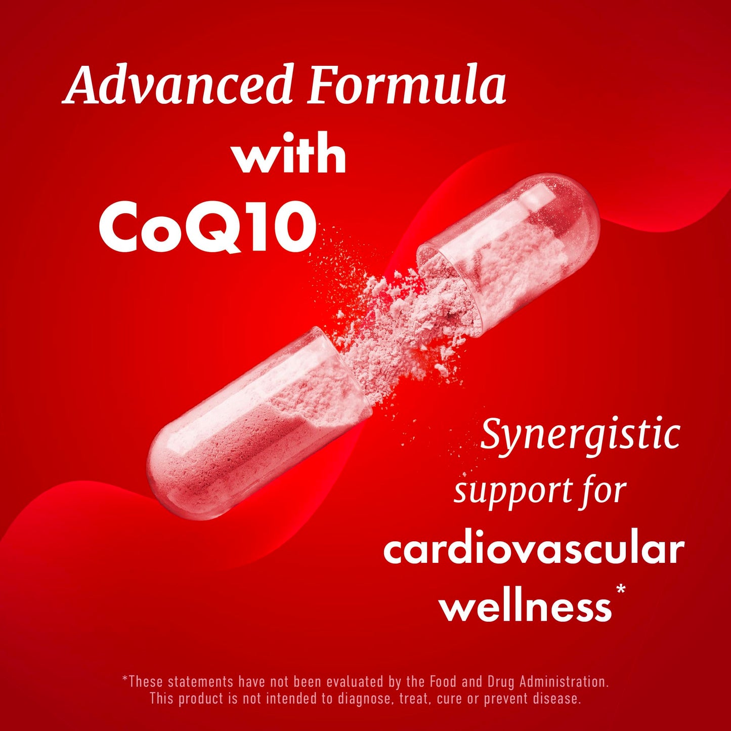 Purely Holistic Red Yeast Rice with CoQ10 Supplement Capsules 120 Count