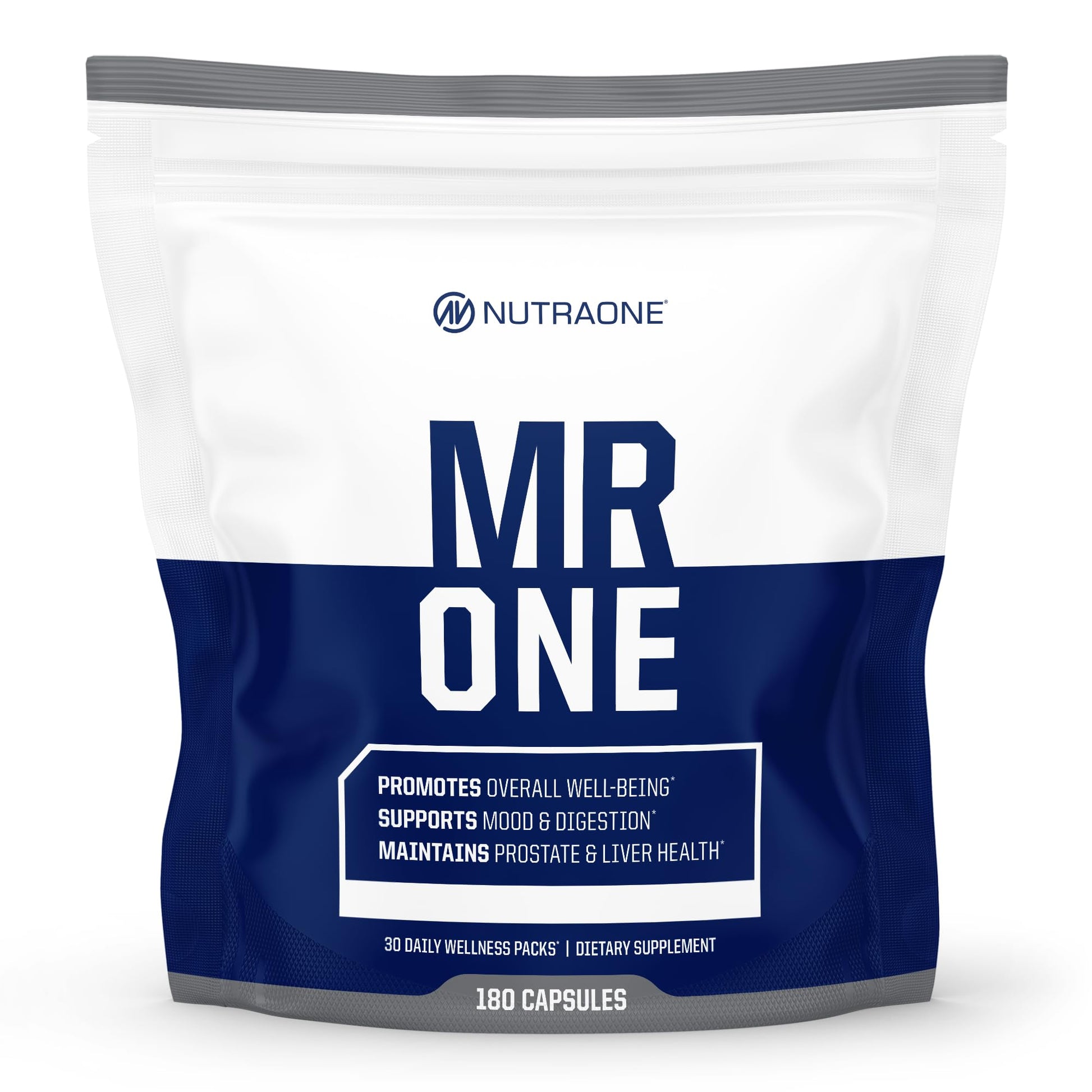 NutraOne MrOne Daily Vitamin Packs for Men Powder 180 Count
