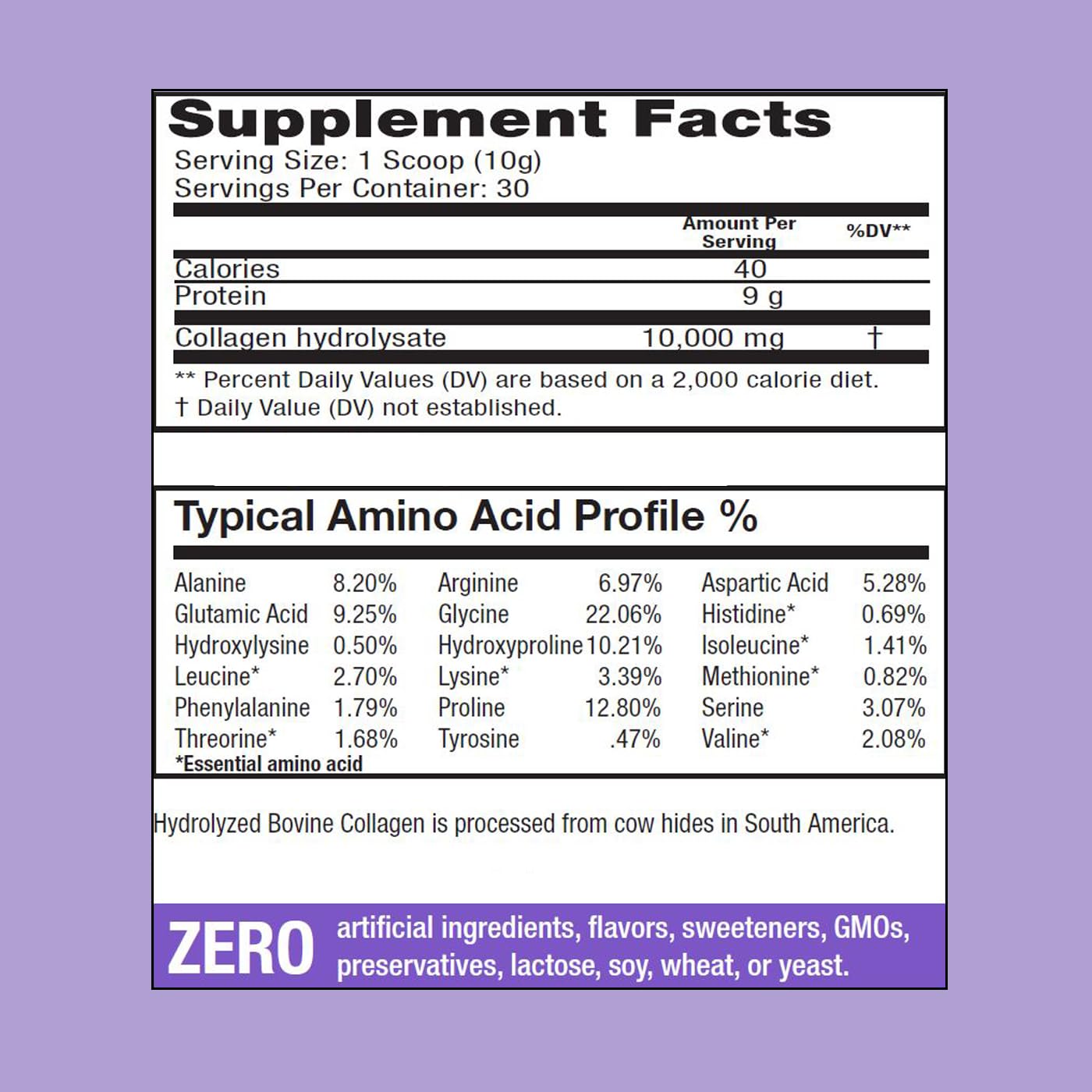 Sanar Naturals Collagen Peptides Powder 10.58 oz