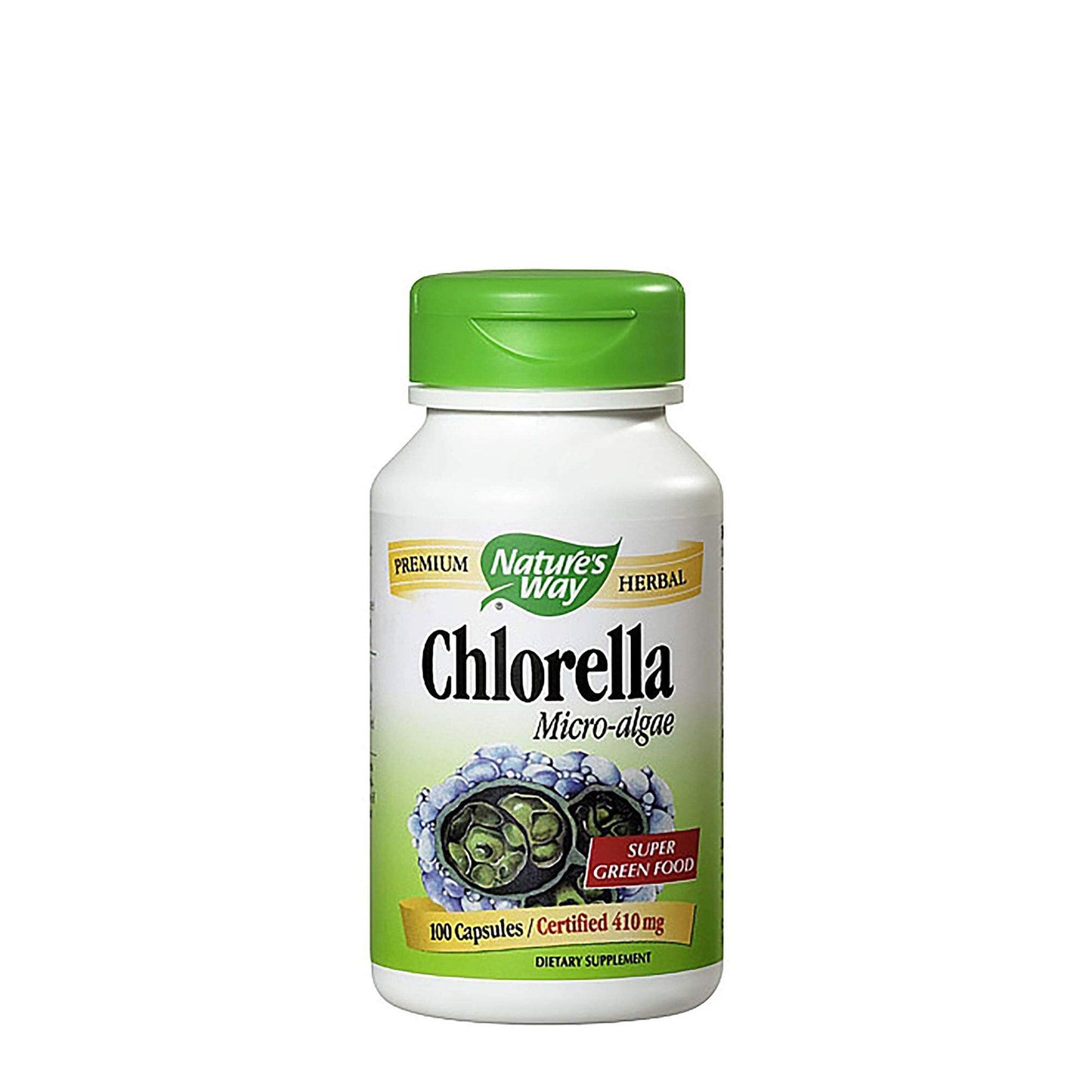 Nature's Way Chlorella Capsules 2.4 Ounces