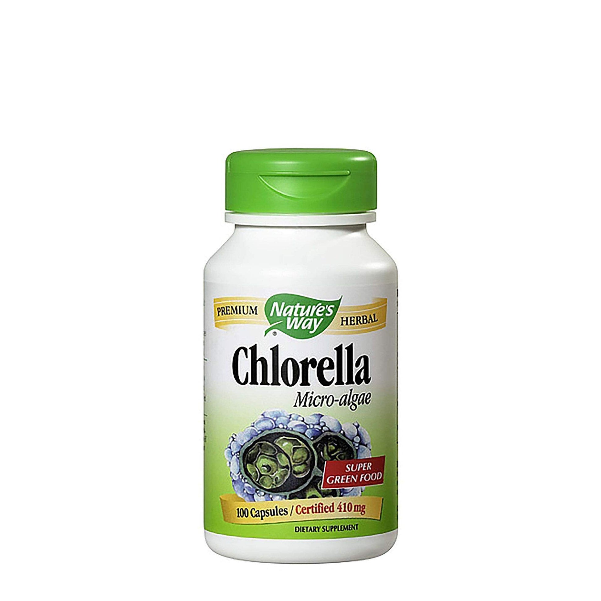 Nature's Way Chlorella Capsules 2.4 Ounces