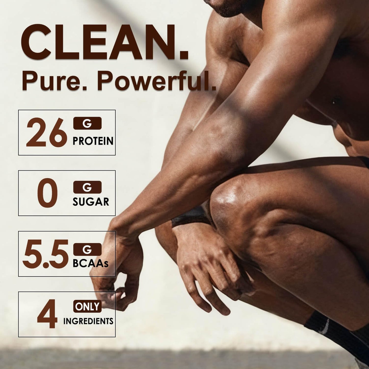 NATURE TARGET Chocolate Whey Isolate Protein Powder, 10.6 Ounce