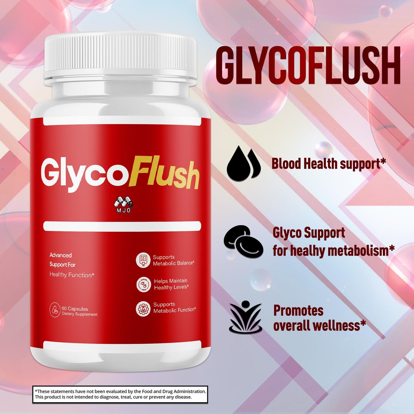 MJO GlycoFlush Capsules, 120 Capsules