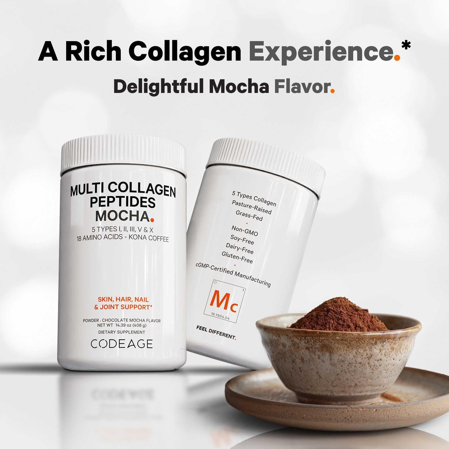 Codeage Multi Collagen Peptides Protein Powder 14.39oz