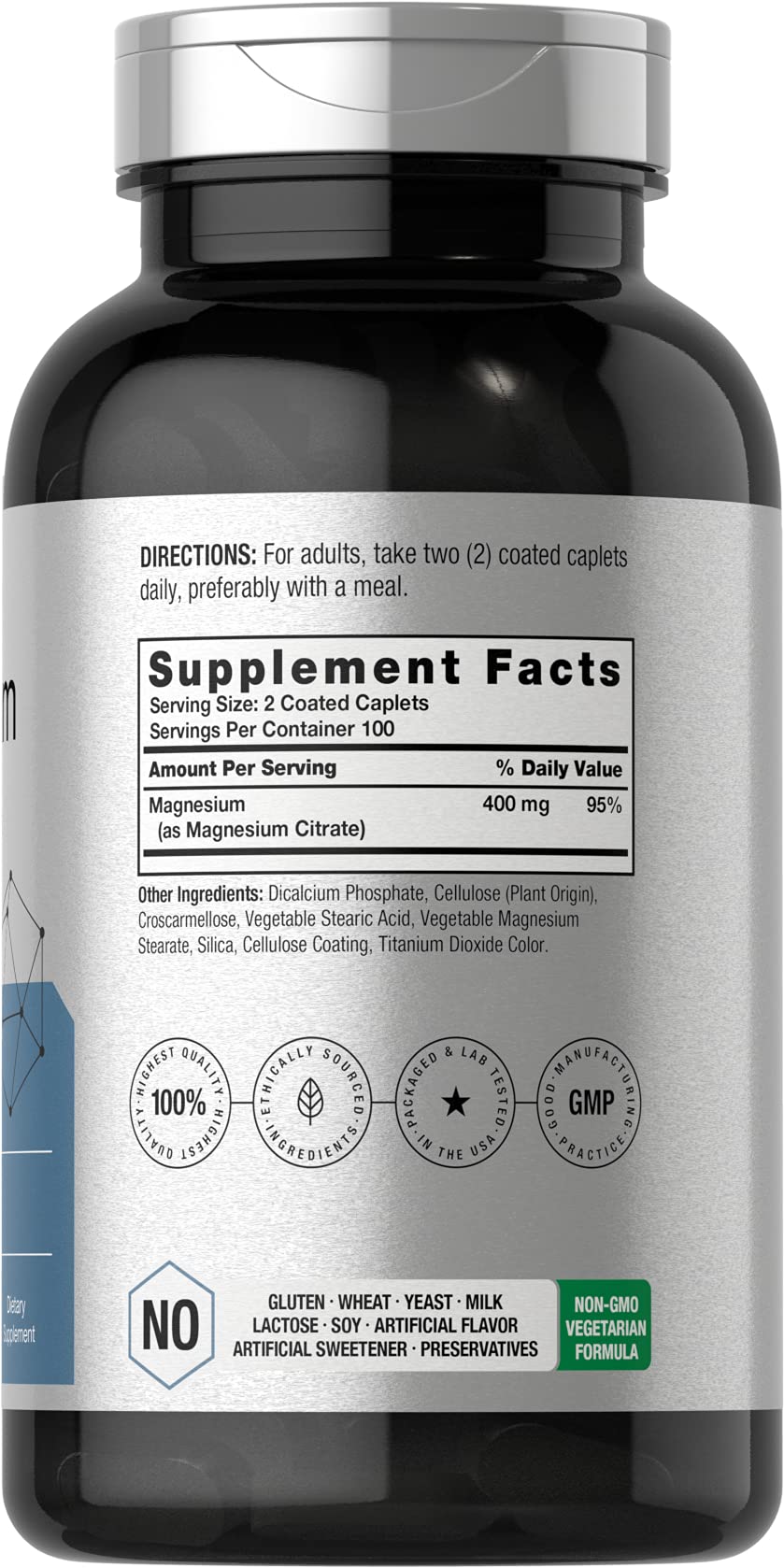 Horbäach Magnesium Citrate Caplets 200