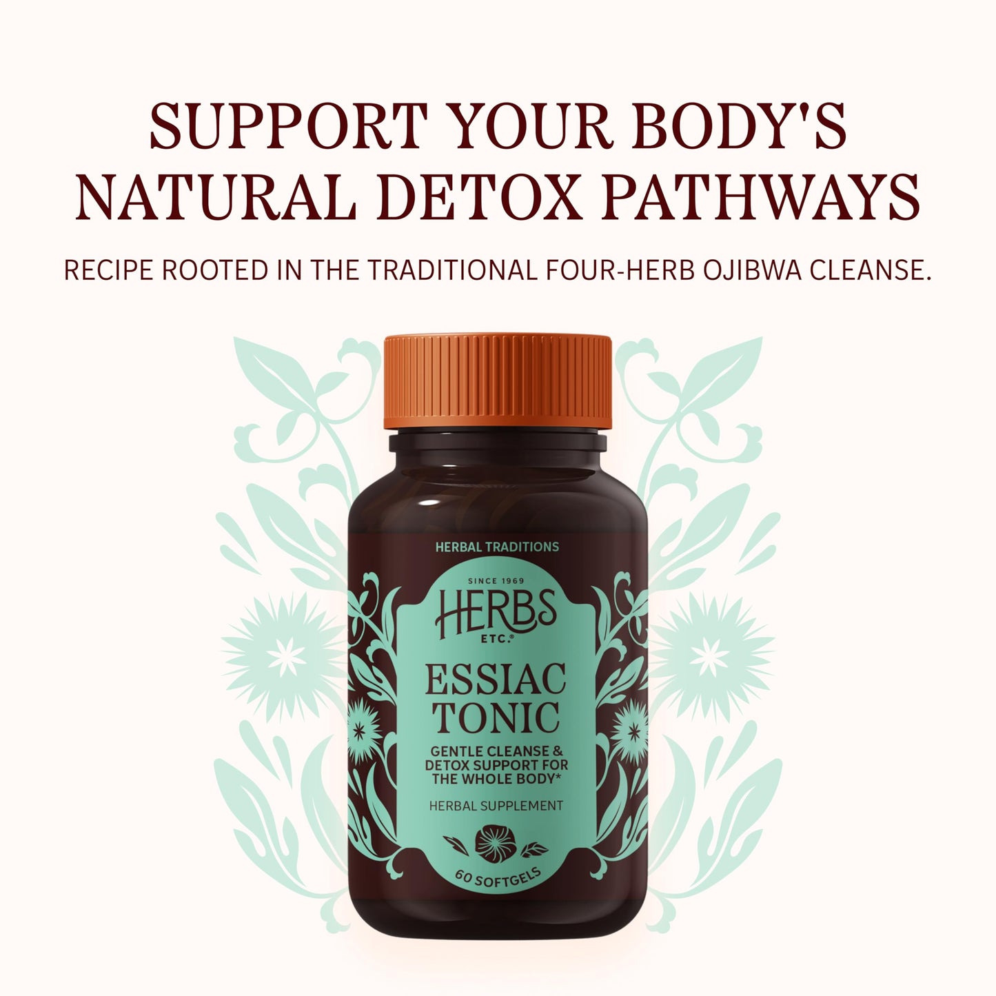Herbs Etc. Essiac Tonic Softgels 60 Count