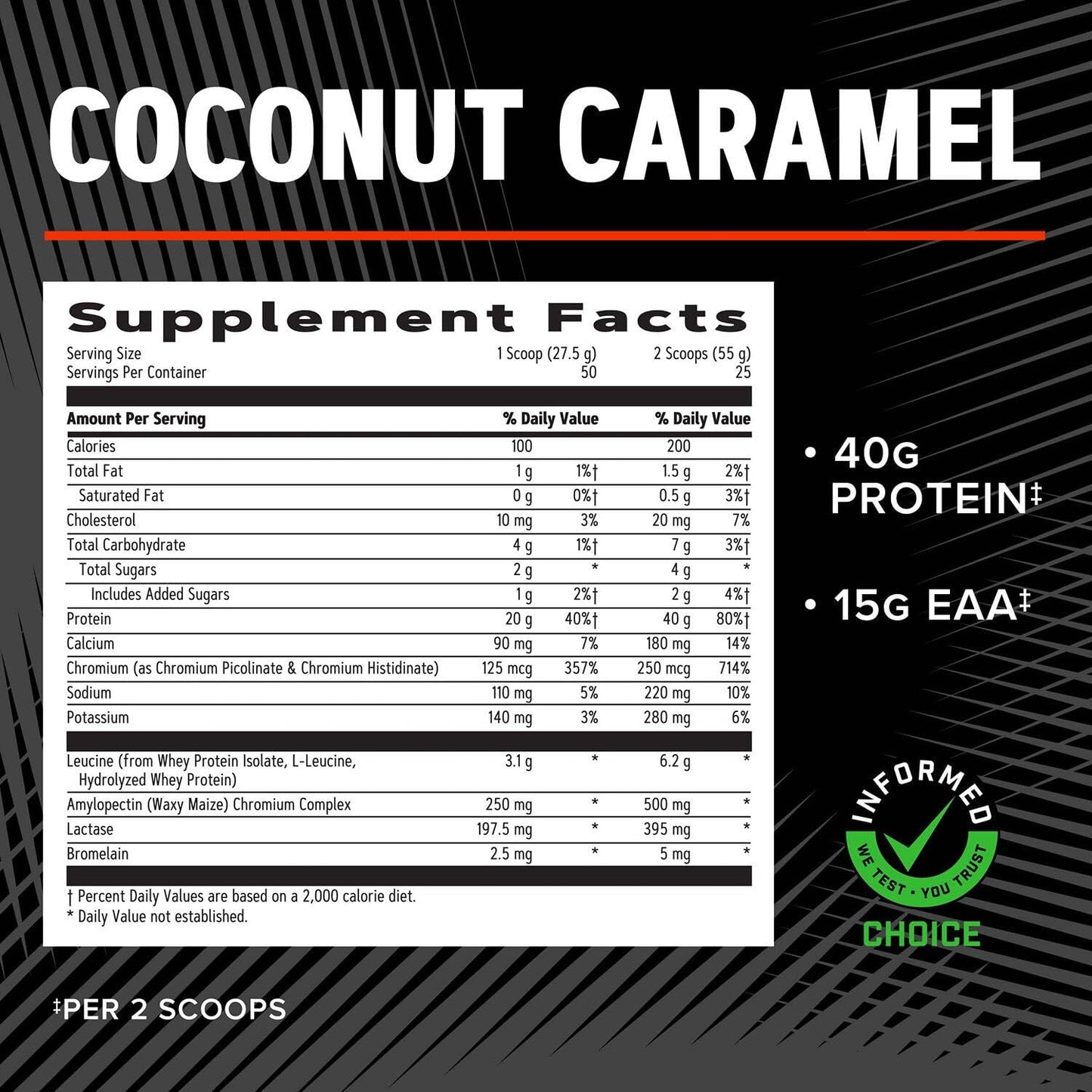 GNC AMP Wheybolic Coconut Caramel Whey Protein Powder, 25 Servings