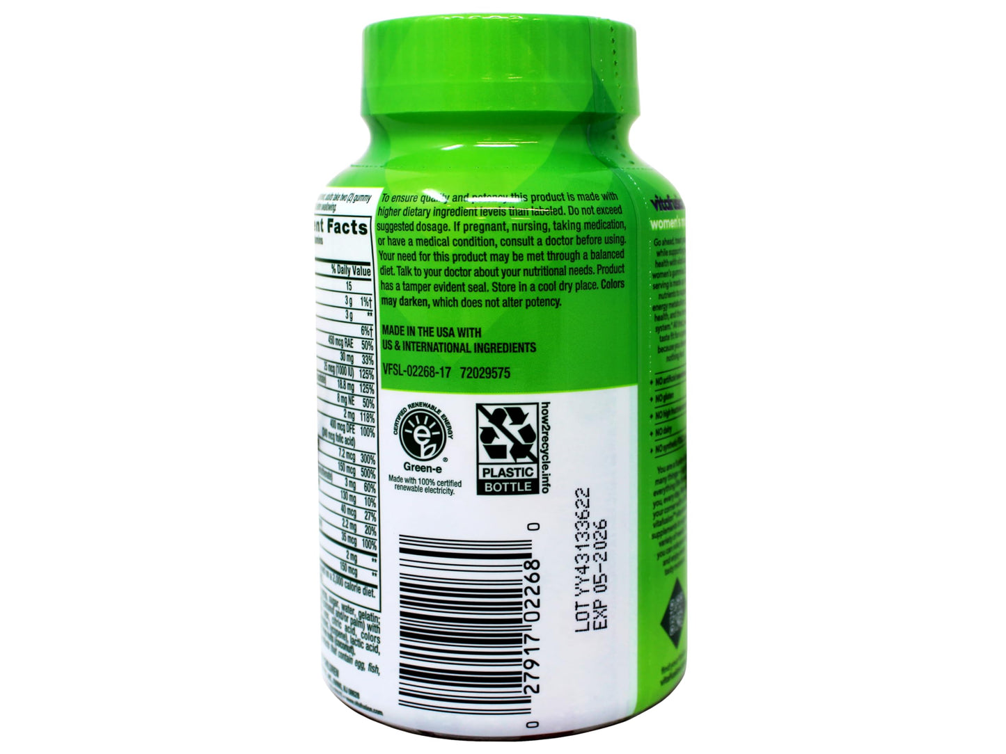 Vitafusion Women's Gummy Vitamins, 70 Count