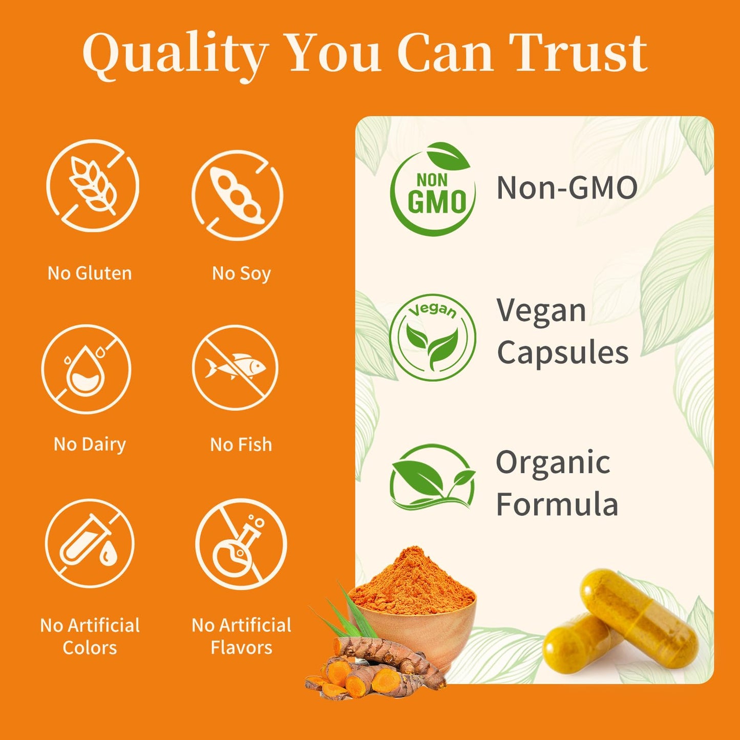Weatherndure Turmeric Curcumin with BioPerine Immune System Support Standardized to 95% Curcuminoids Enhanced Absorption*, 90 Veg Capsules
